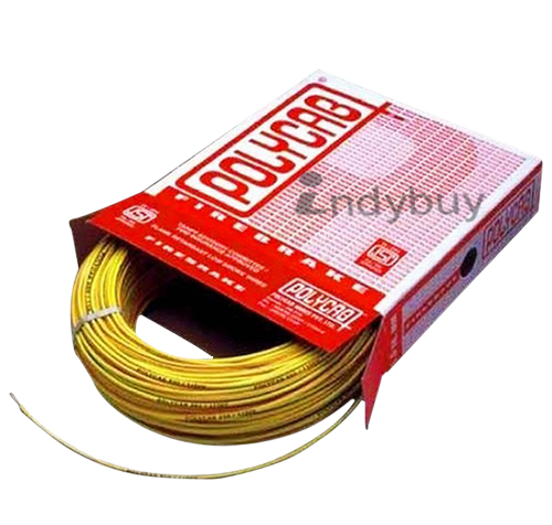 Polycab Wire PVC Insulated Single Core Wires 1.5mm Green